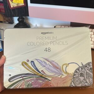 Amazon Basics Premium colored pencils, new